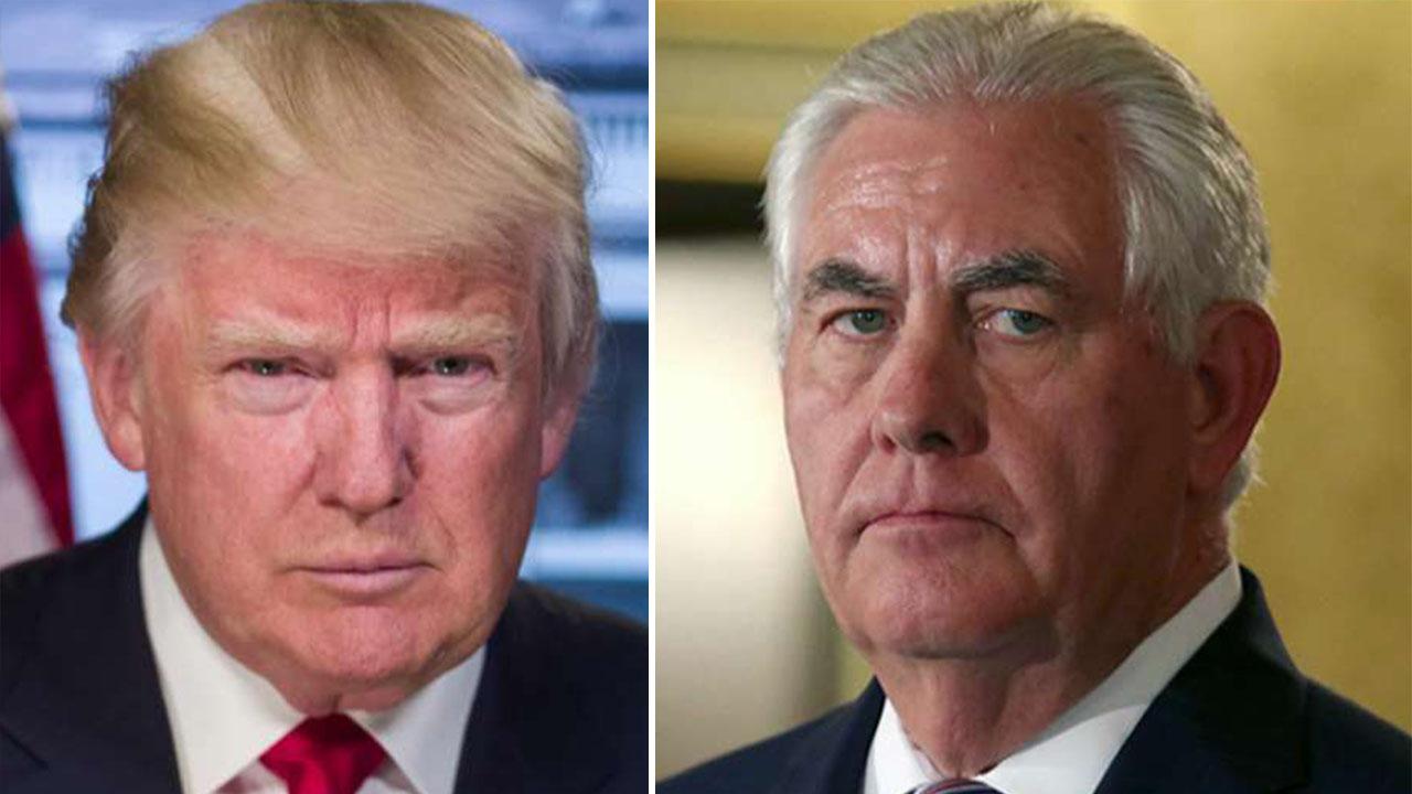 Trump tweets that Rex Tillerson is 'dumb as a rock'