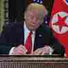 An Upbeat Trump Praises Kim's Commitment To Denuclearize After Singapore Summit