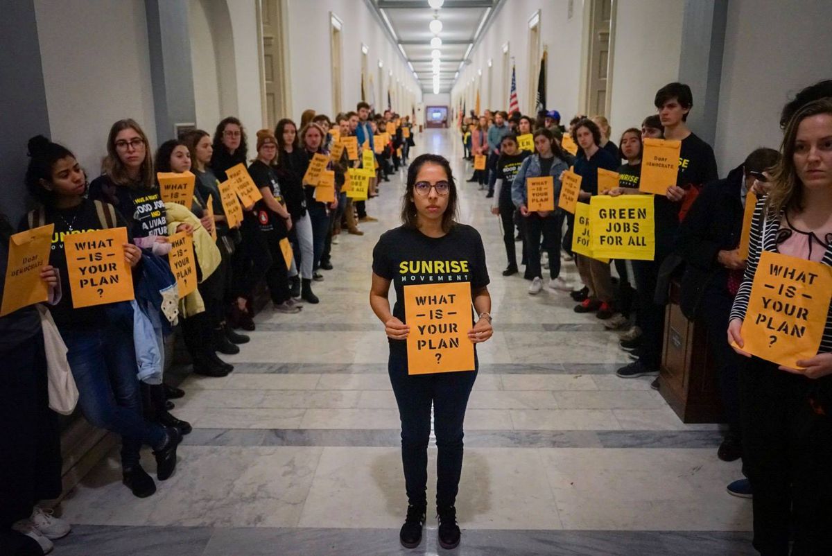 Sunrise protest