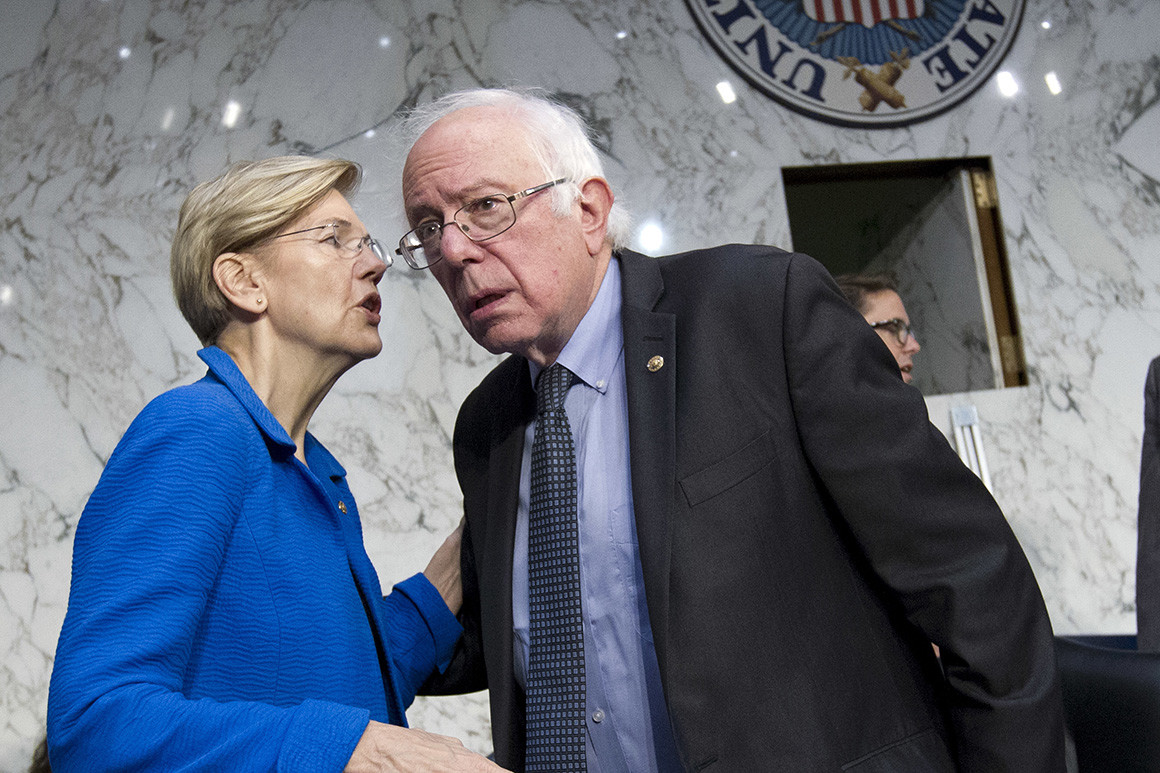 Elizabeth Warren and Bernie Sanders